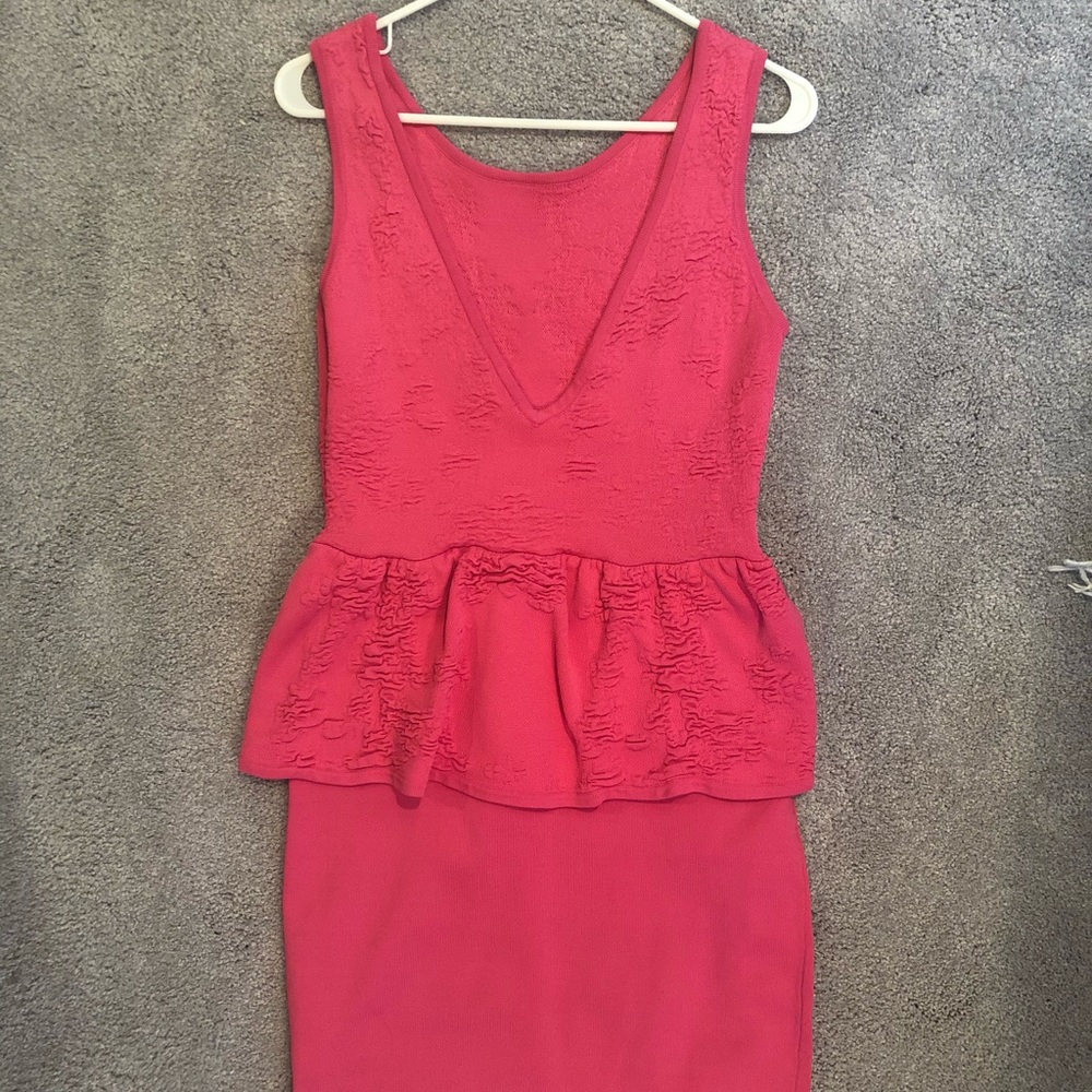 Pink Bodycon Dress - Picture 2 of 4